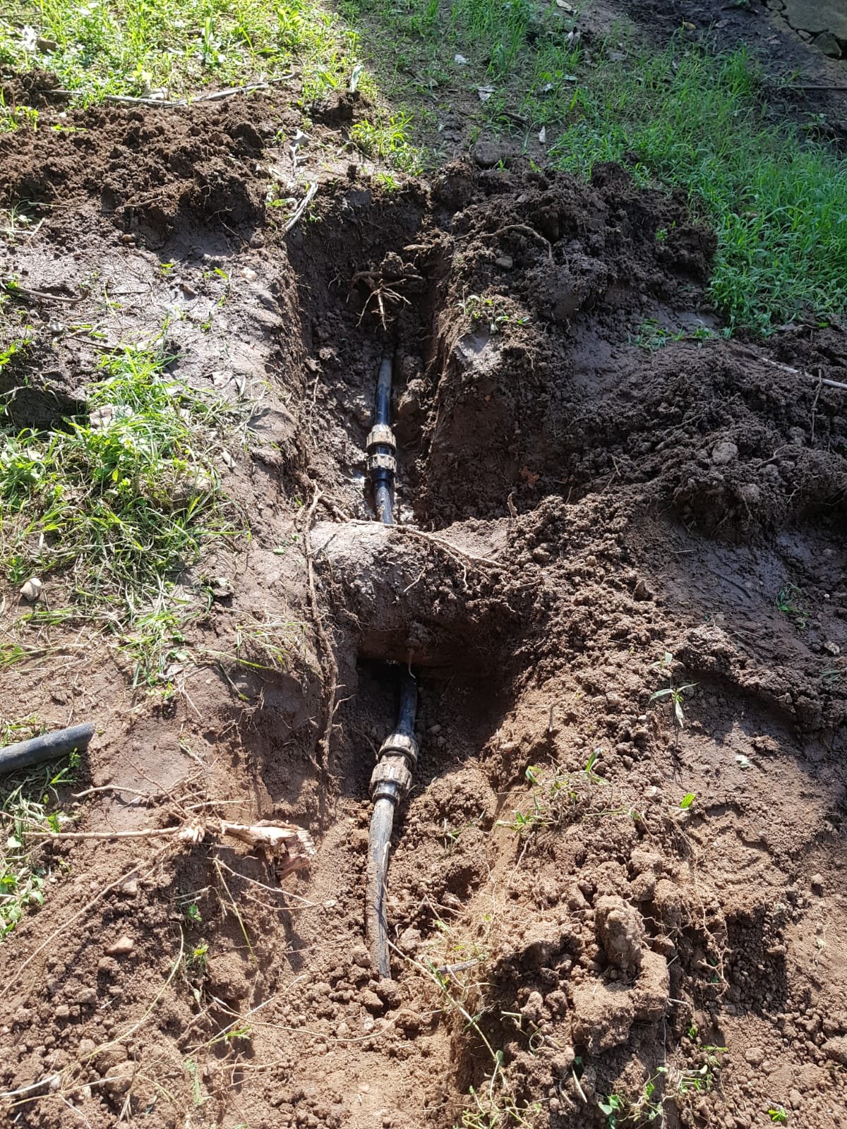 Underground Pipe Trenching